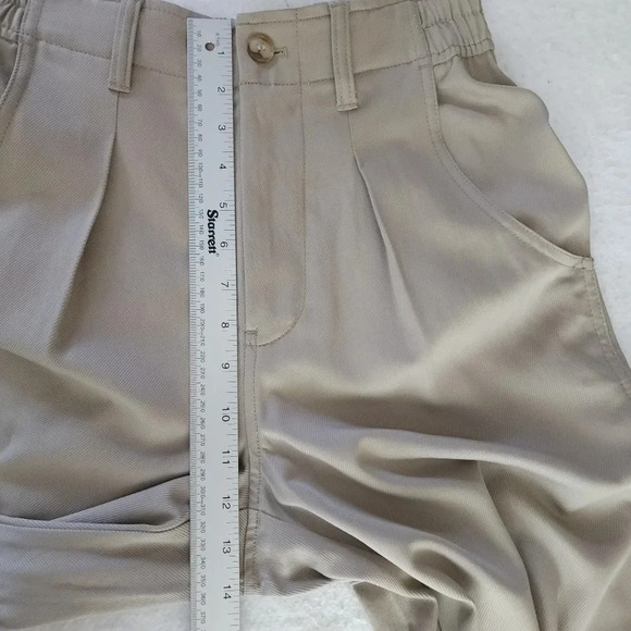 Madewell Lanie Pleat Front Straight Leg Pants in Pumice - Picture 8 of 9